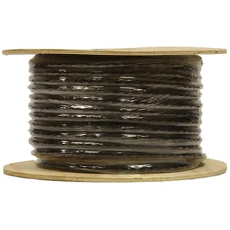 Protectionpro P7240S0200BKFR 0.63 in. x 200 ft. Black Solid Braid Polypropylene Rope PR2671804